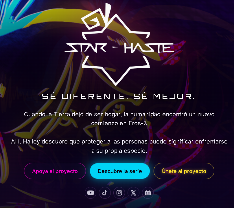 ¡STAR-HASTE YA TIENE PÁGINA WEB OFICIAL!